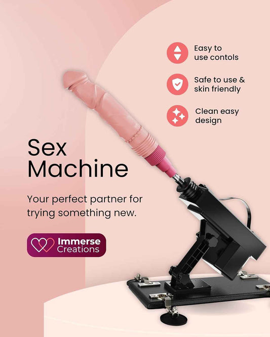 Sex Machine with 5 Dildo Attachments