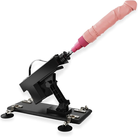 Sex Machine with 8" Dildo Attachment