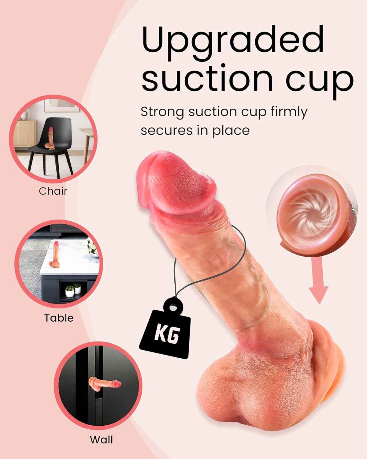 Immerse Creations 8.6" Thrusting Realistic Dildo