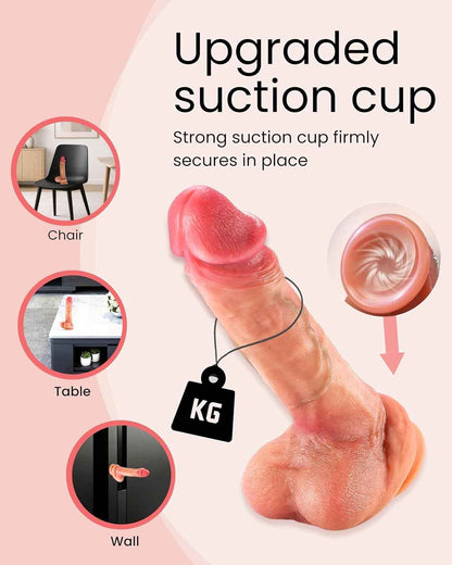 Immerse Creations 8.6" Thrusting Realistic Dildo