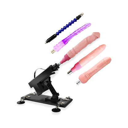 Sex Machine with 5 Dildo Attachments - Immersecreations