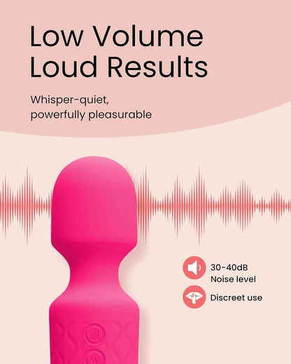 Immerse Creations Rechargeable Wand Vibrator |Pink