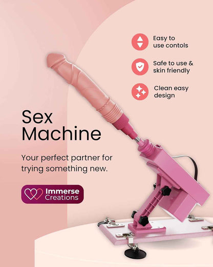 Sex Machine with 5 Dildo Attachments